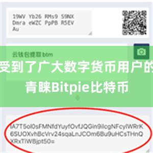 受到了广大数字货币用户的青睐Bitpie比特币