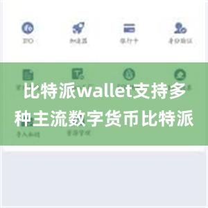 比特派wallet支持多种主流数字货币比特派